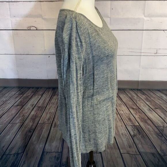 Banana Republic Top Shirt Womens XL Gray Tunic Basic Minimalist Casual Modern‎ - Picture 6 of 11